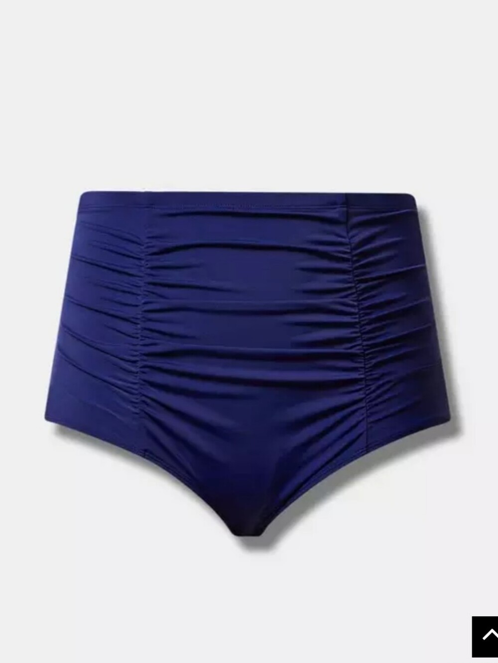 Torrid High-Waist Ruched Bikini Bottom - Navy - Picture 4 of 5